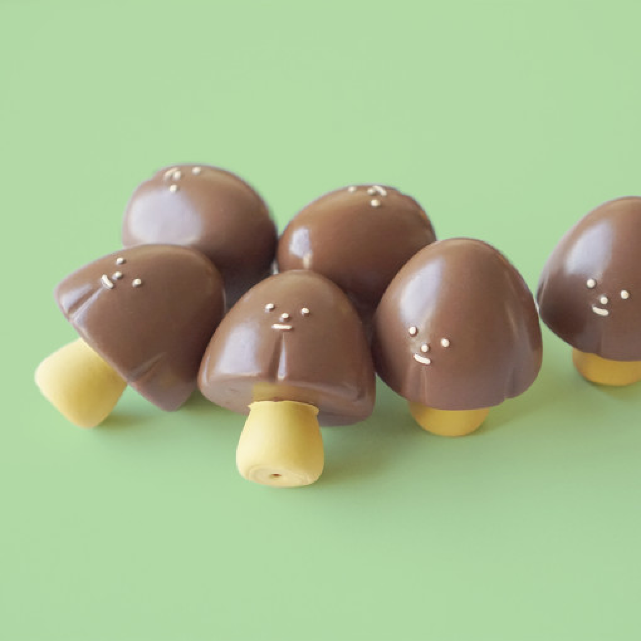 Squeaky Choco Mushroom Toy