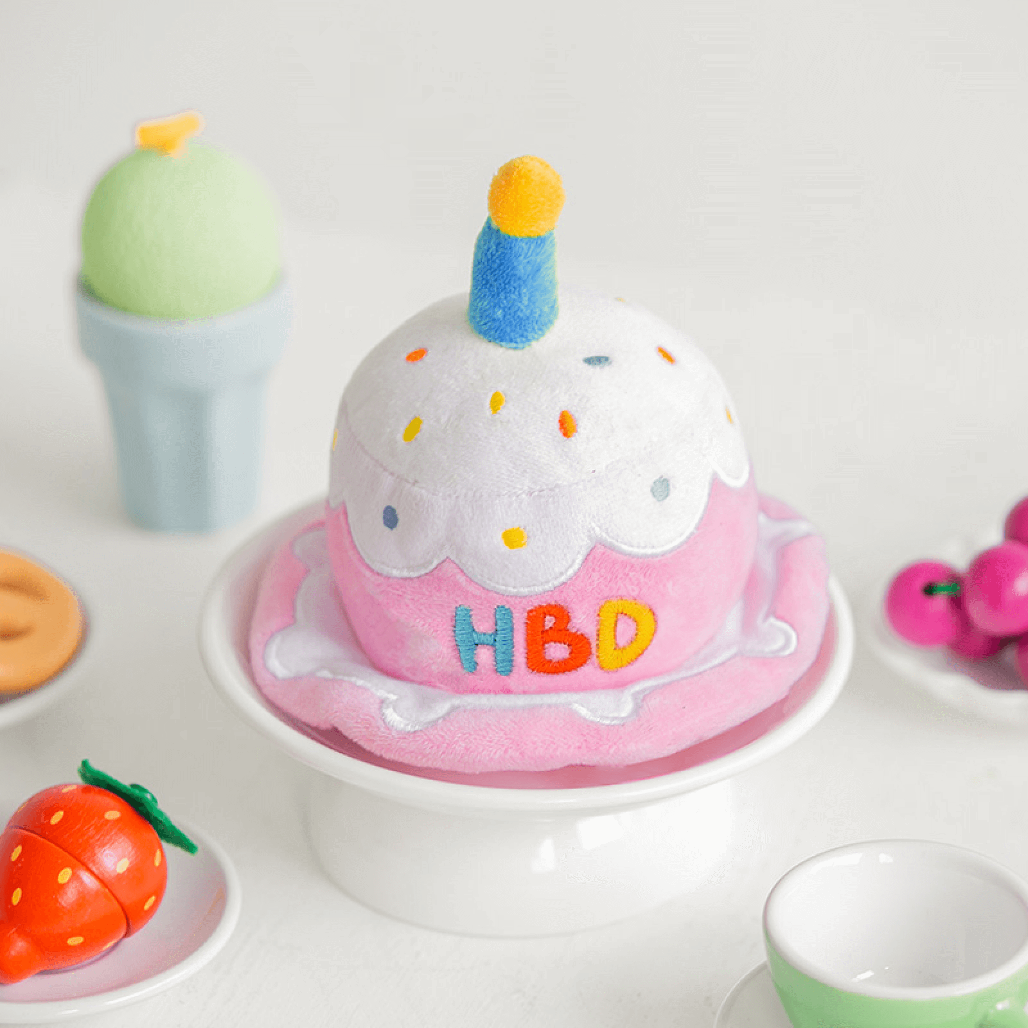 Happy Birthday Party Cake Hat Toy