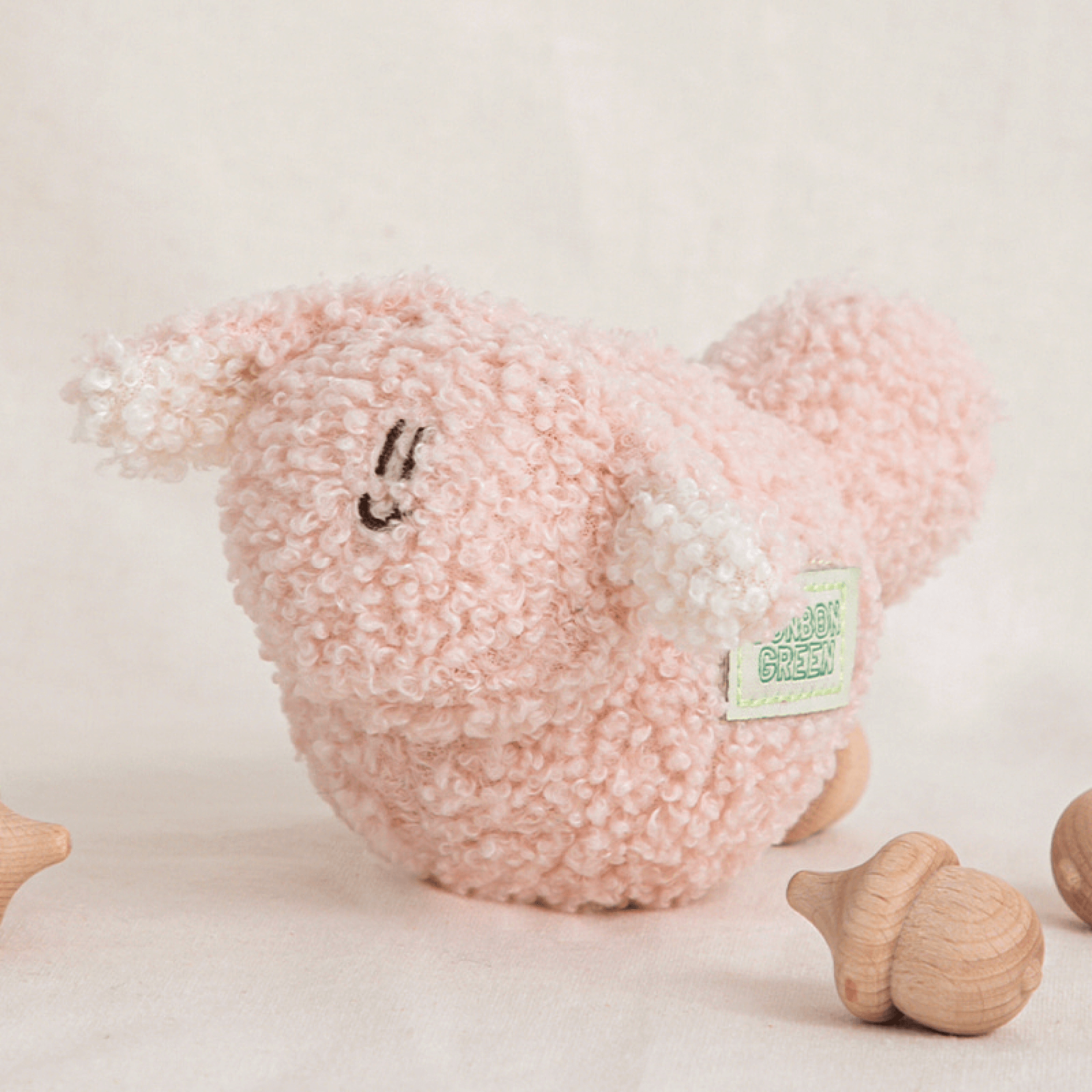 BonBon Green Furry Friends Ball