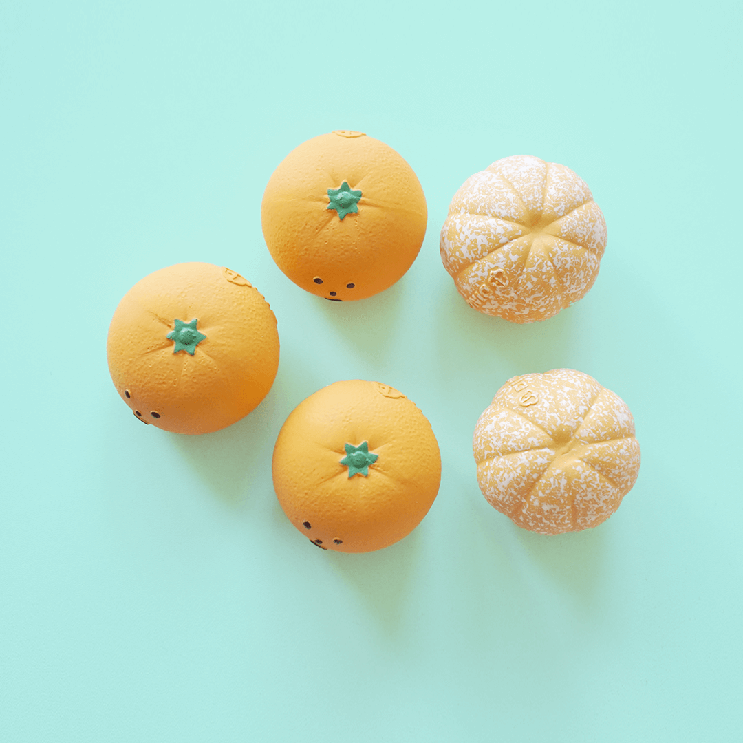 Squeaky Mandarin Toy