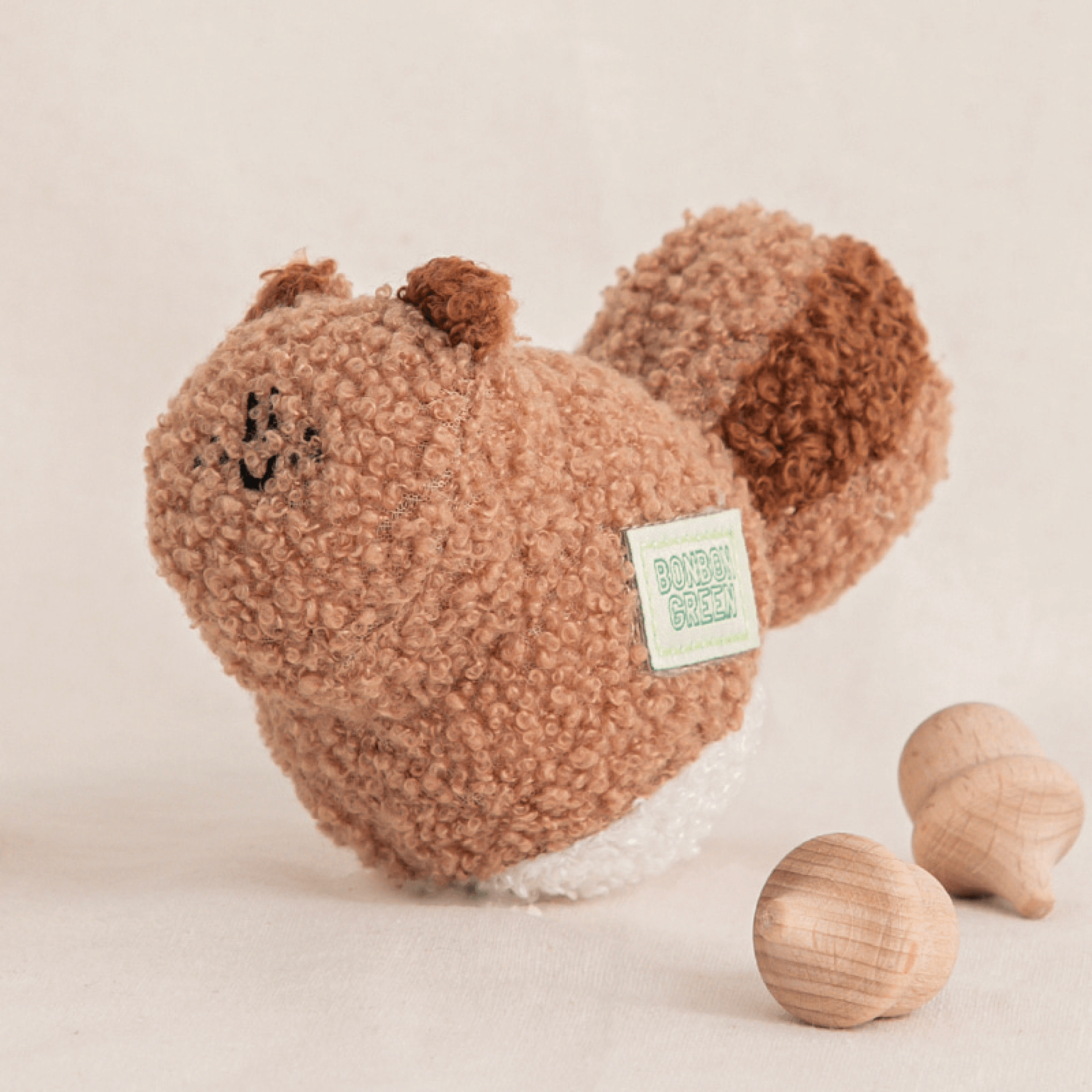 BonBon Green Furry Friends Ball