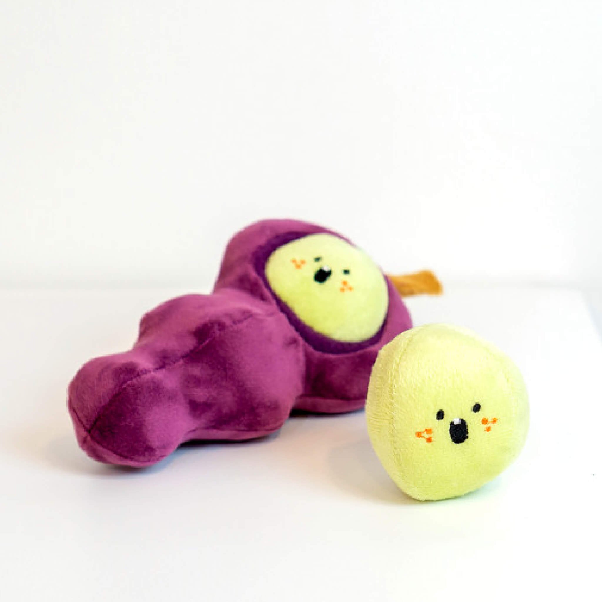 Grape nosework toy.