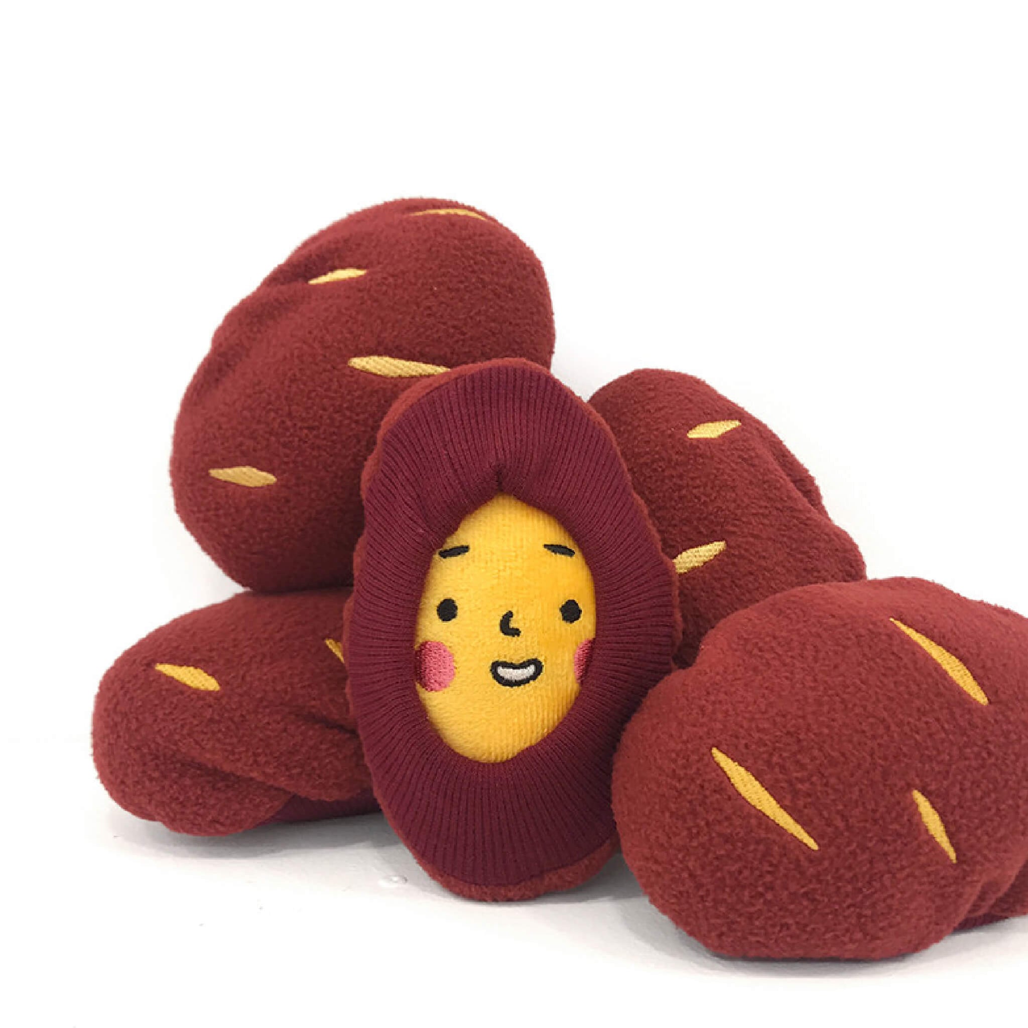 Sweet potato nosework toy.