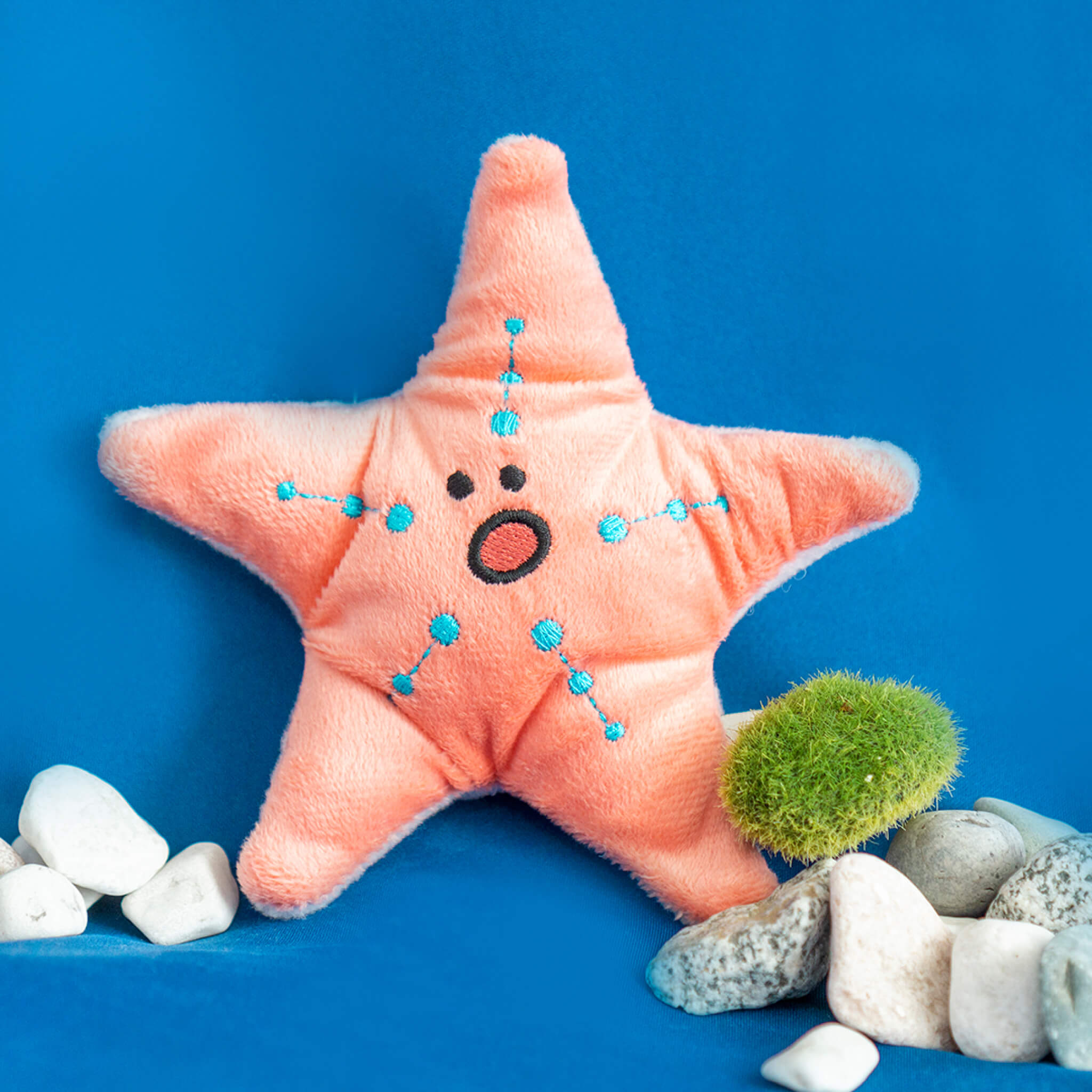 Starfish nosework toy.