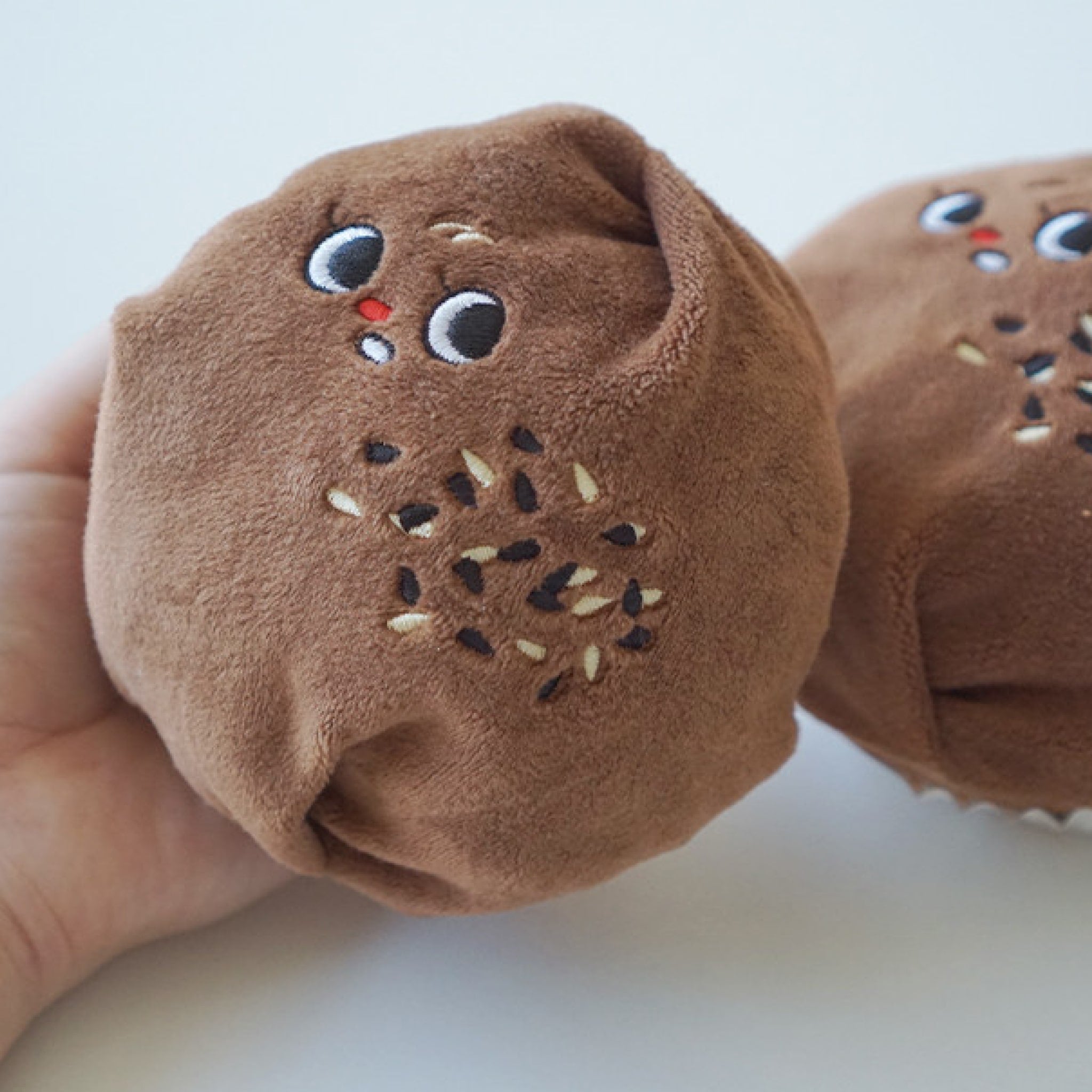 the red-bean nosework toy