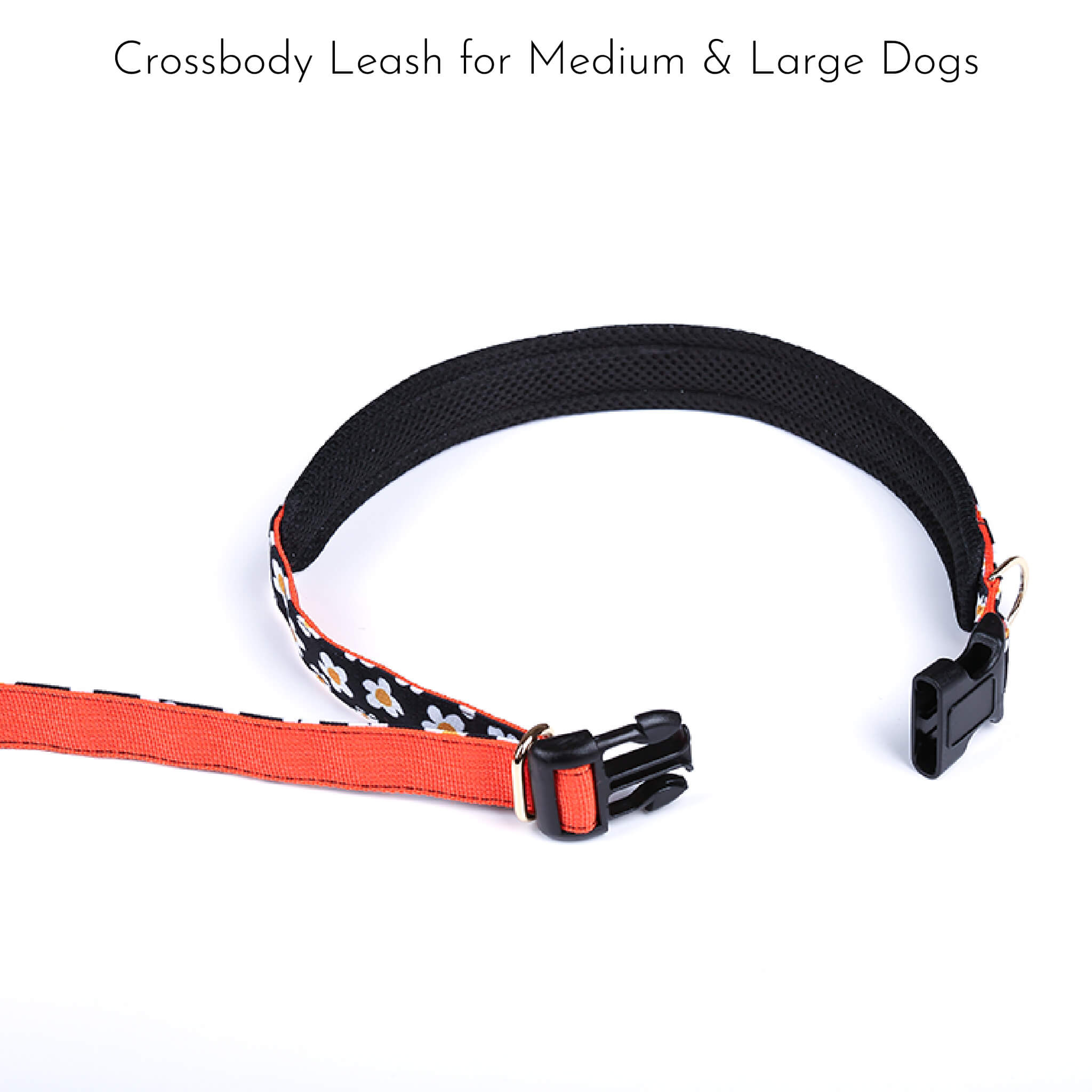crossbody leash for medium & large dogs