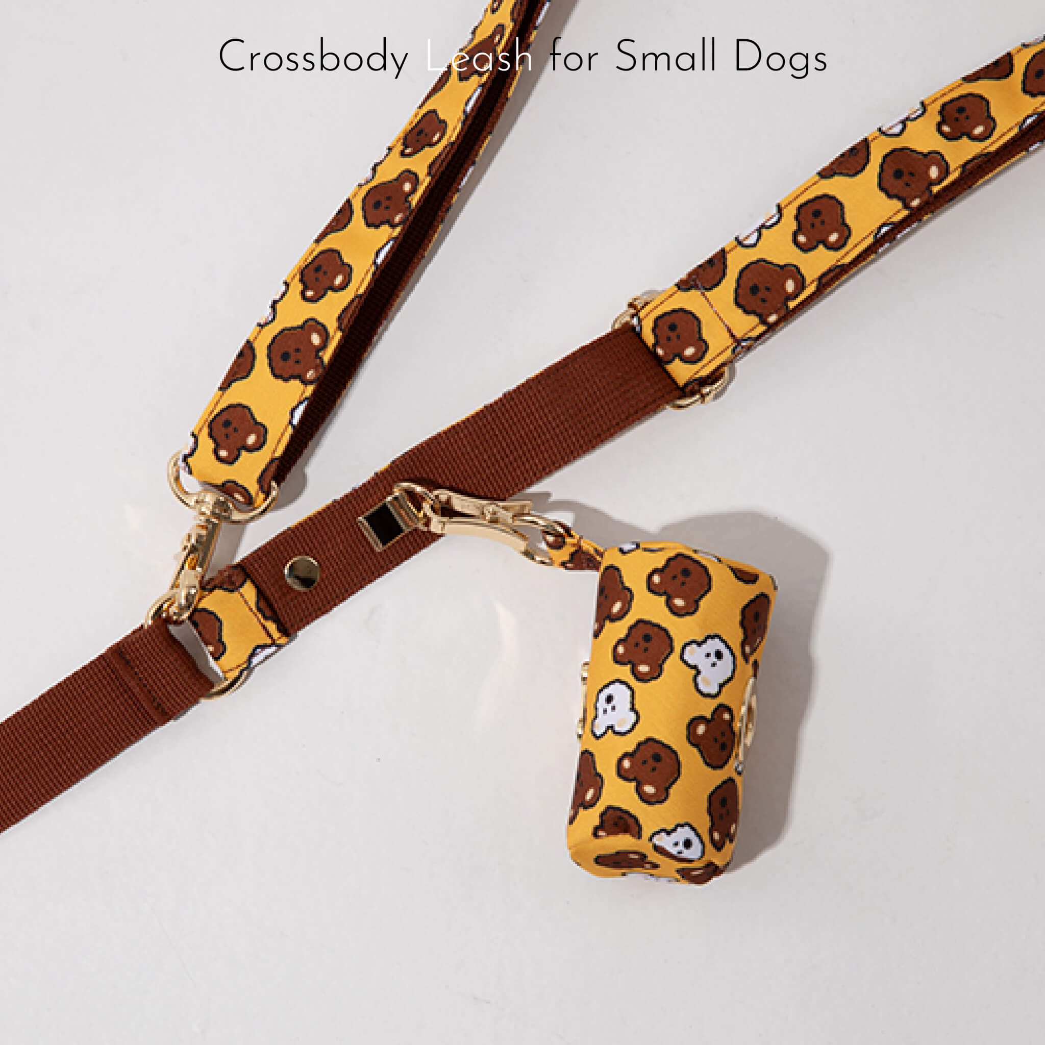 crossbody leash for small dogs