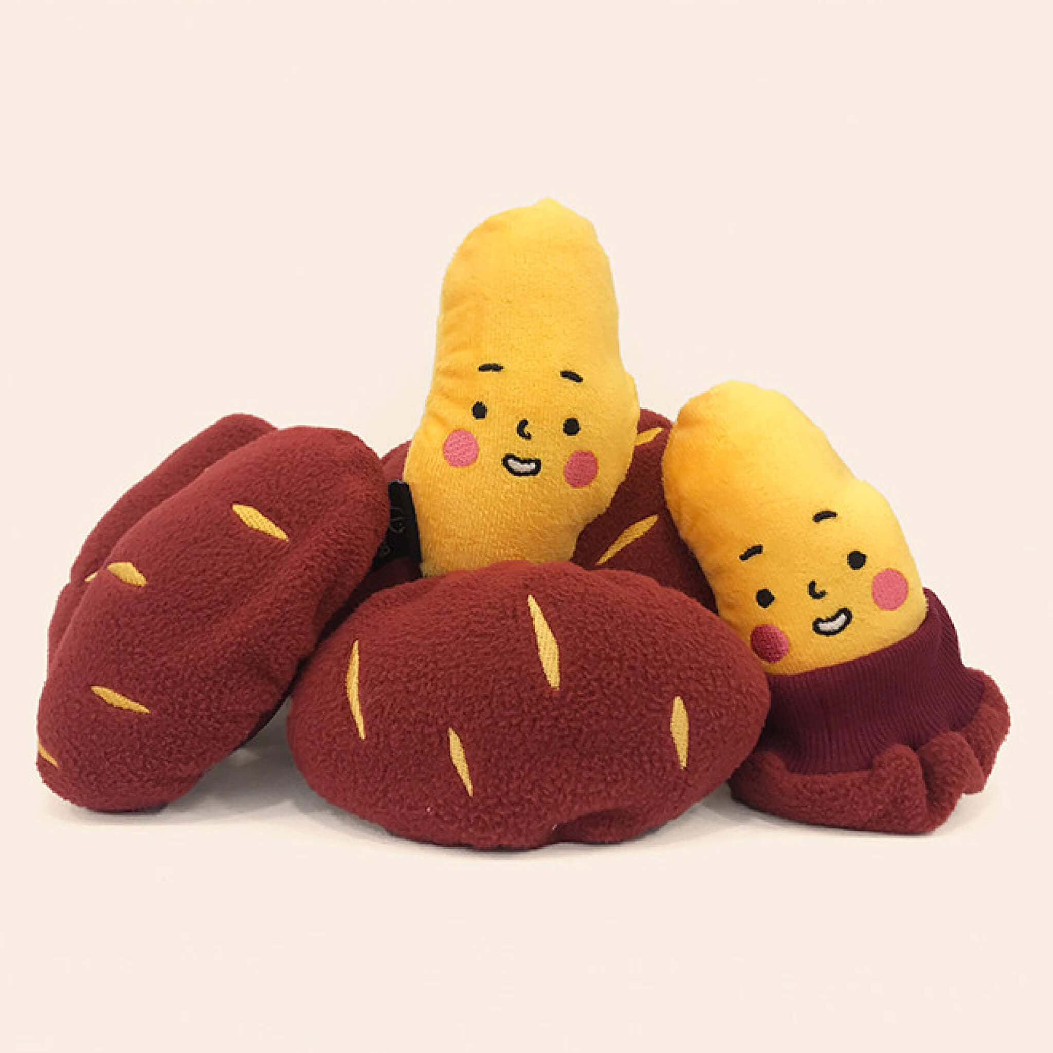 Sweet potato nosework toy.