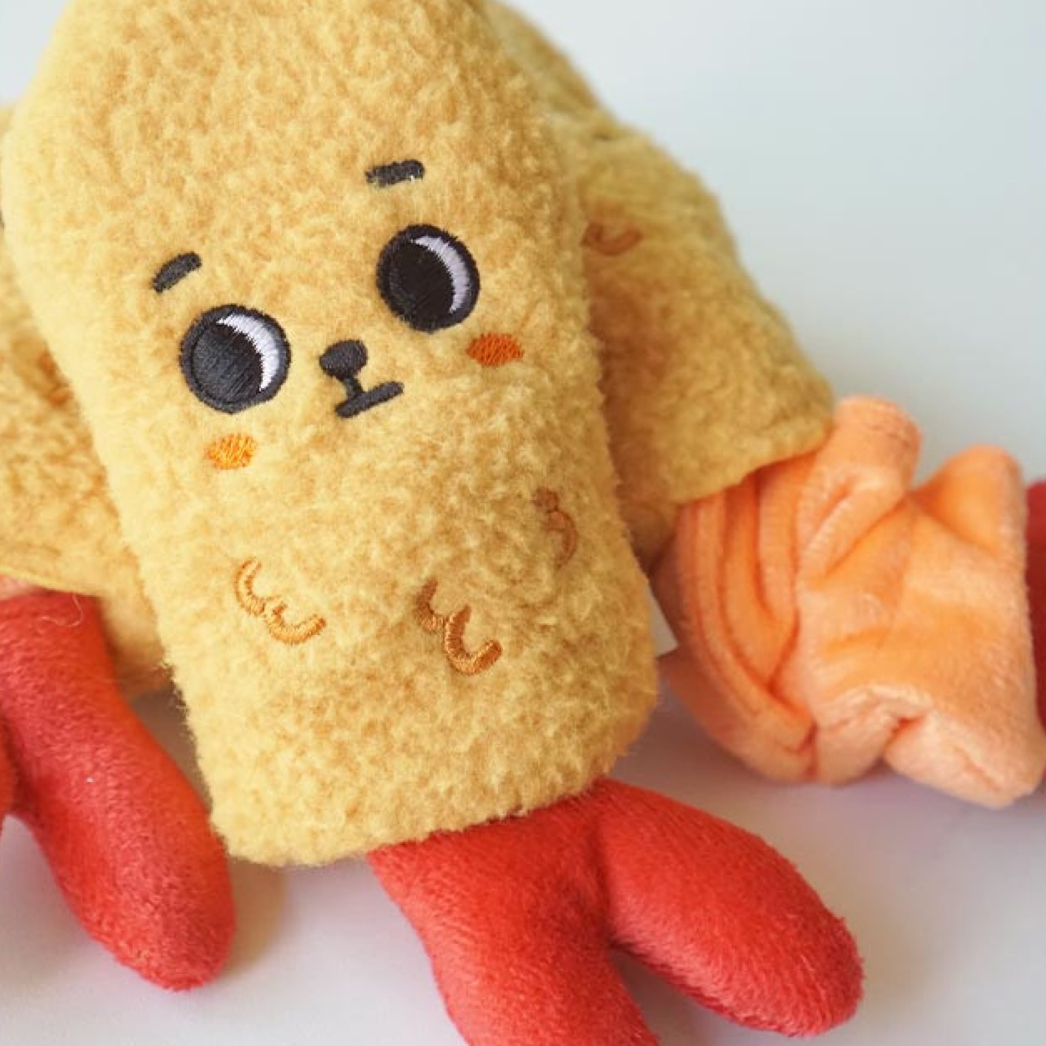 fried shrimp nosework  toy