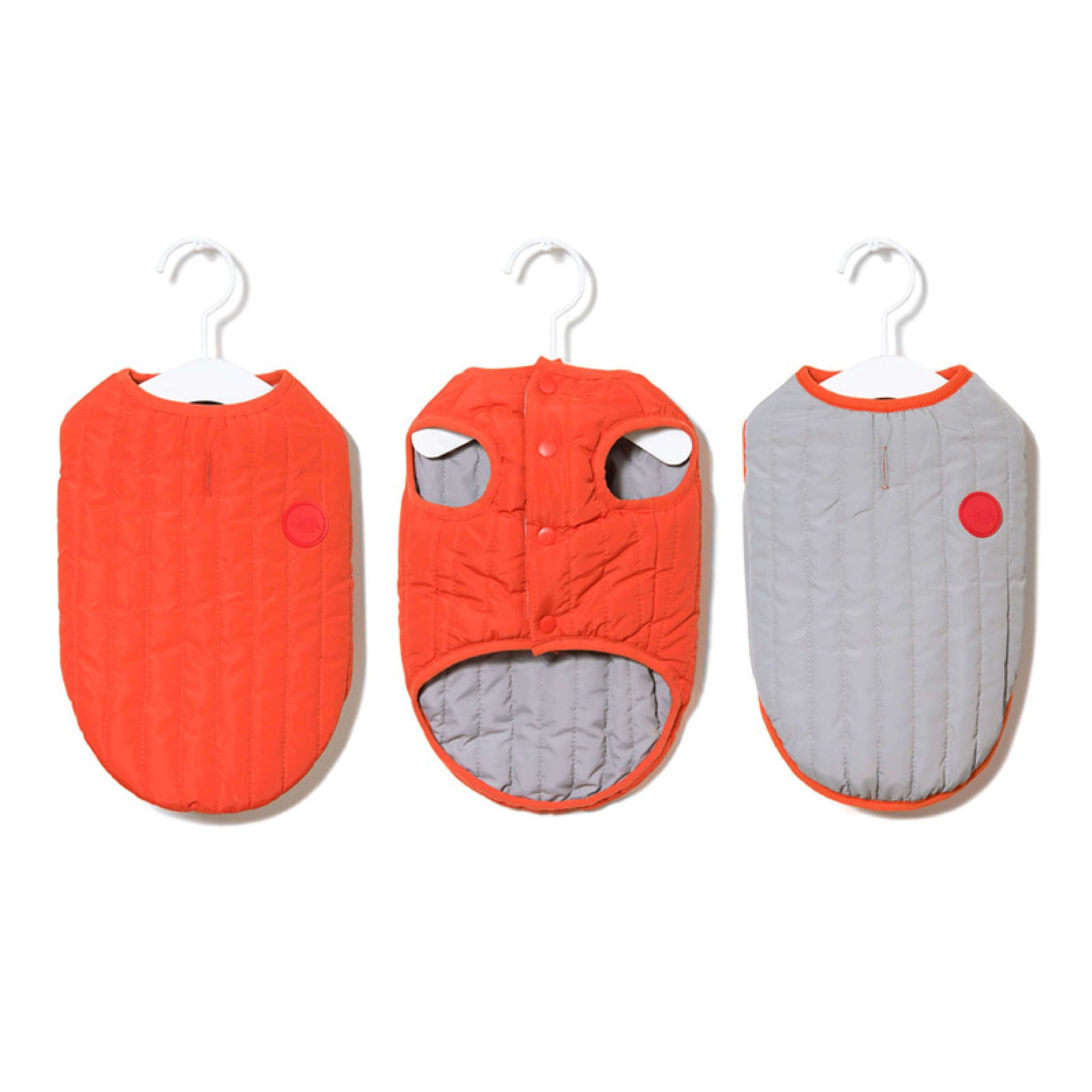 Padded, reversible vest.