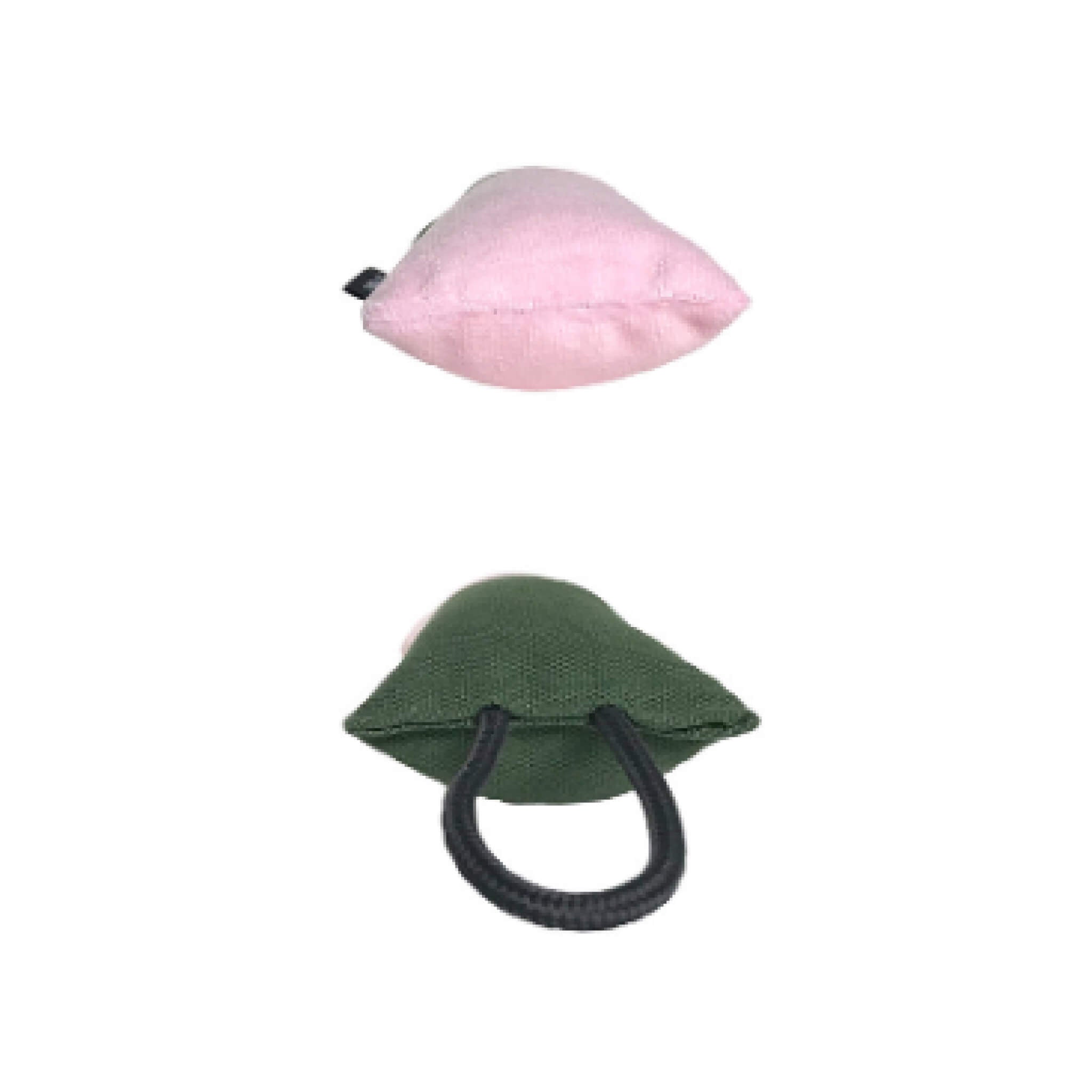 top and bottom view of berry palette toy.