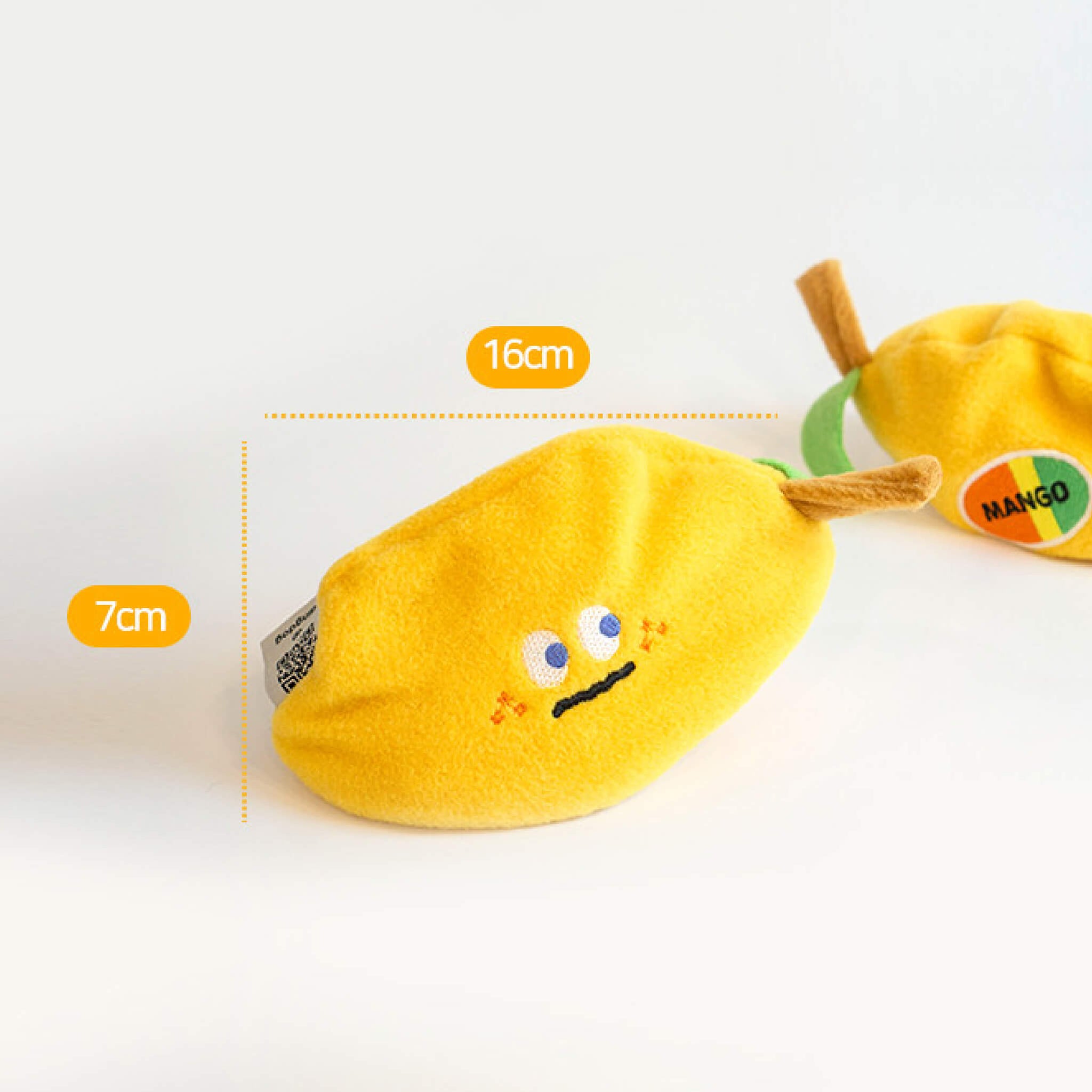 Dimensions for mango nosework toy.