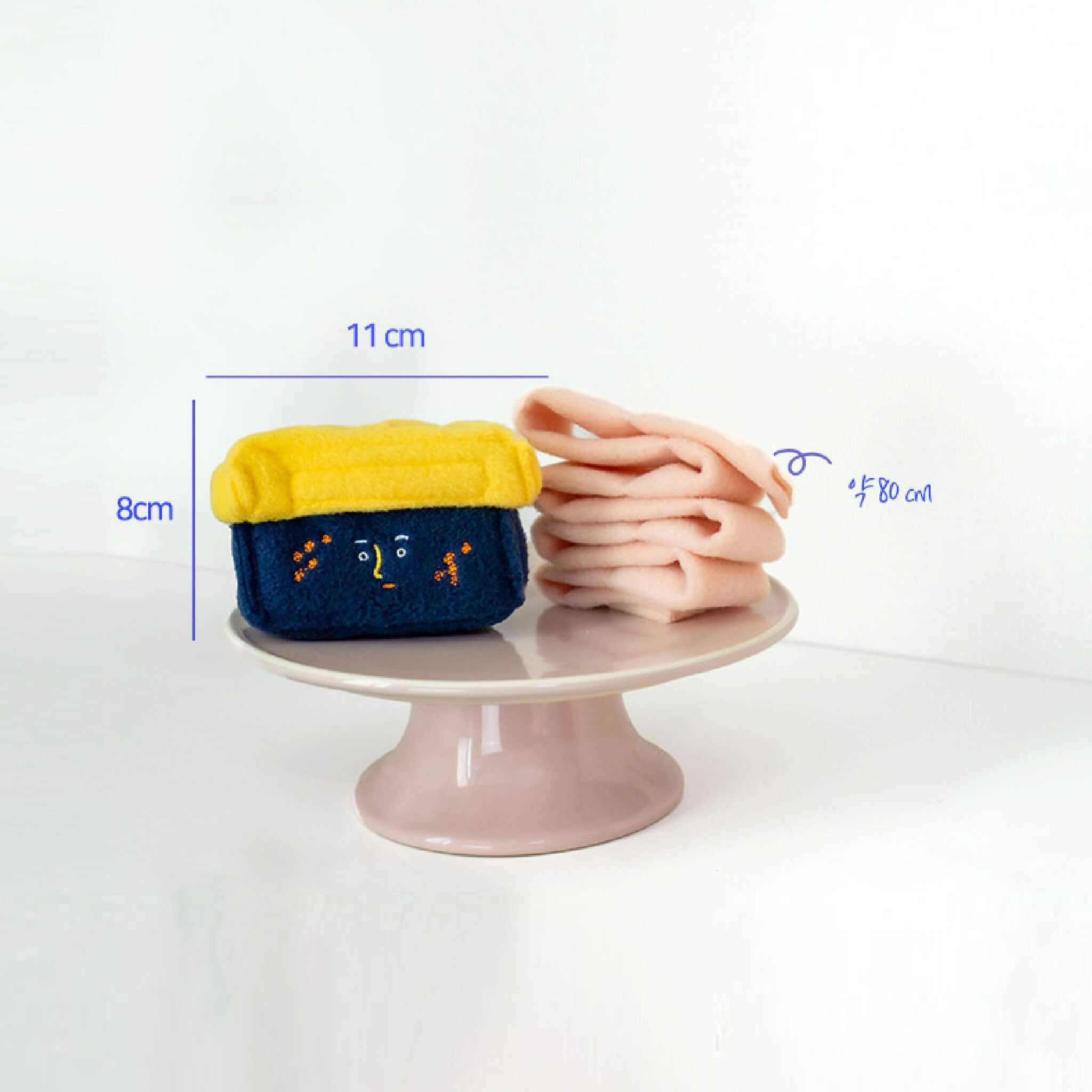 Dimensions for dogham nosework toy.