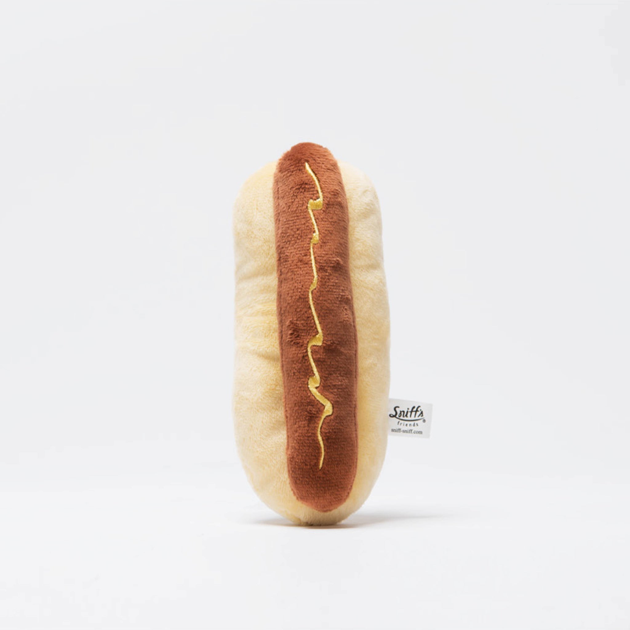 A hotdog-shaped toy.
